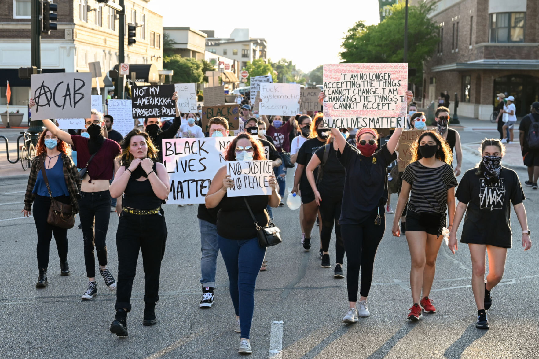 Marching on Tuesday